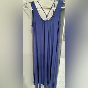 Eileen Fisher Tank Dress Cornflower Blue Small